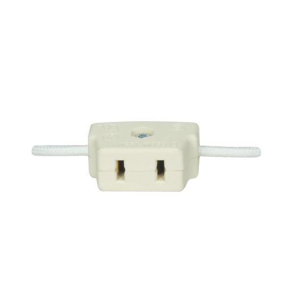 Porcelain Par 46 And 38 Connector; Medium Base HID; 1-3/8&#34; Height; 7/8&#34; Width; 5/8&#34;