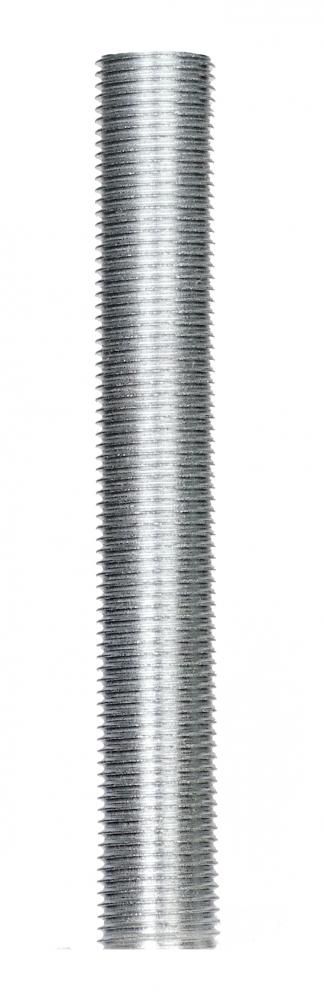 1/8 IP Steel Nipple; Zinc Plated; 2-3/4&#34; Length; 3/8&#34; Wide