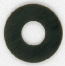 Rubber Washer; 1/8 IP Slip; Black Finish; 2&#34; Diameter