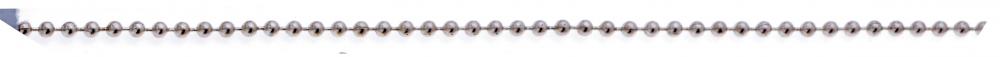 #3 Beaded Chain; 3/32&#34; Diameter; 250 Foot Spool; Nickel Finish