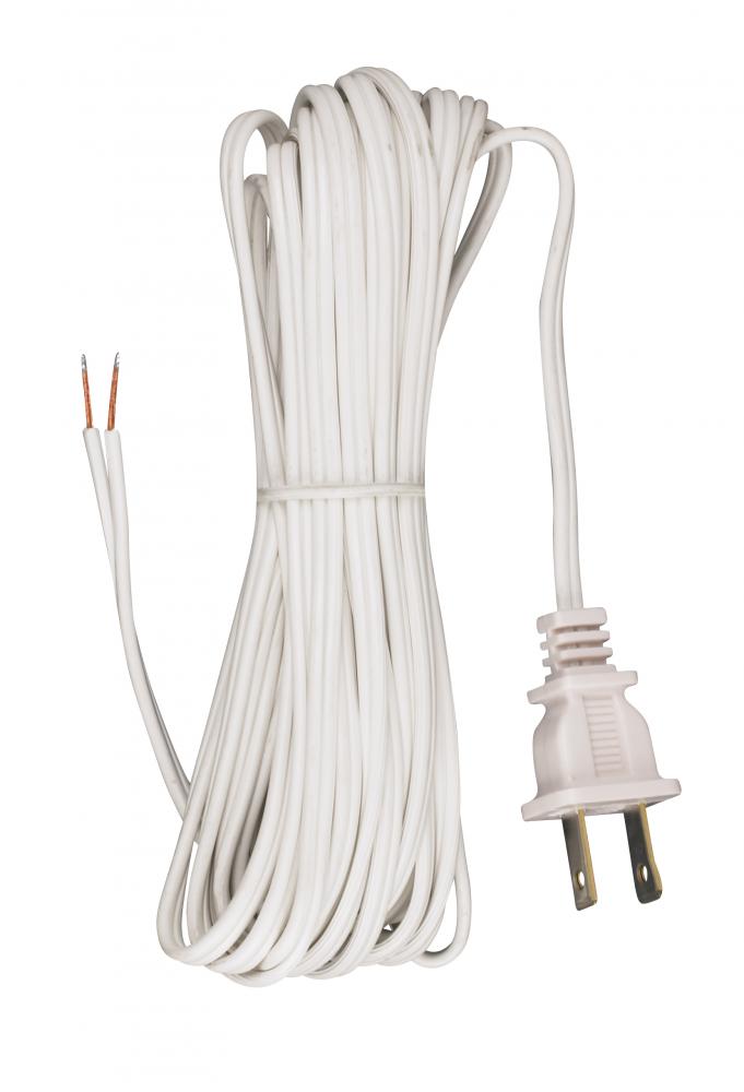 18/2 SPT-1-105C All Cord Sets - Molded Plug - Tinned Tips 3/4&#34; Strip with 2&#34; Slit 100 Ctn.