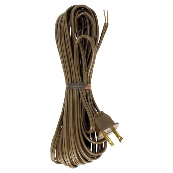 18/2 SPT-1-105C All Cord Sets - Molded Plug - Tinned Tips 3/4&#34; Strip with 2&#34; Slit 100 Ctn.