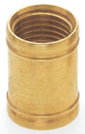 Brass Coupling; 1/2&#34; Long; 1/8 IP; Burnished And Lacquered