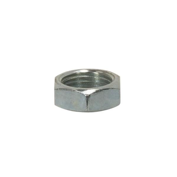 Steel Locknut; 1/8 IP; 1/2&#34; Hexagon; 3/16&#34; Thick; Unfinished