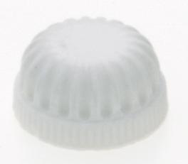 Plastic Lock-Up Caps; 1/8 IP; 3/4&#34; Diameter; White Finish