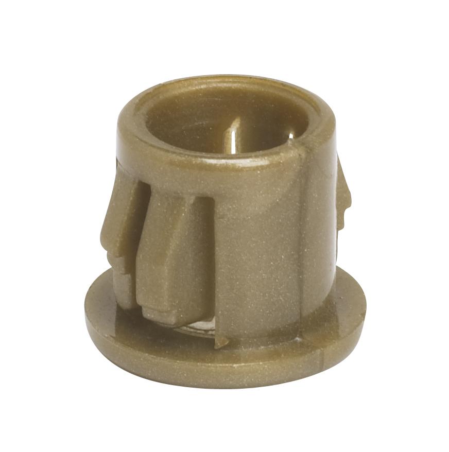 Nylon Snap-In Bushing; For 5/16&#34; Hole; Gold Finish