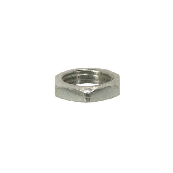 Steel Locknut; 1/8 IP; 1/2&#34; Hexagon; 1/8&#34; Thick; Unfinished