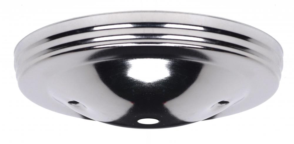 Smooth Canopy Kit And Matching Hardware; Polished Nickel Finish; 5&#34; Diameter; 7/16&#34; Center