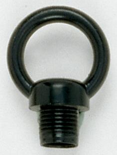 1&#34; Male Loops; 1/8 IP With Wireway; 10lbs Max; Glossy Black Finish