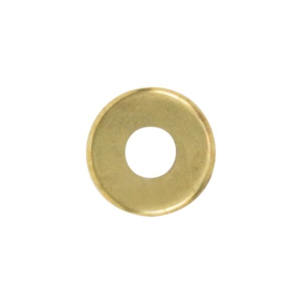 Turned Brass Check Ring; 1/8 IP Slip; Burnished And Lacquered; 1-3/4&#34; Diameter