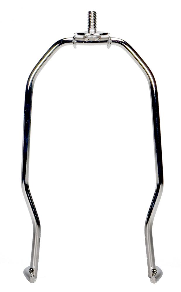 Heavy Duty Harp; Polished Nickel Finish; 7&#34; Height; 1/4-27 Thread