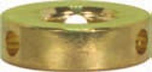 Shade Rings; 10 Gauge; 3/4&#34; Diameter; 3 Hole Brass Plated