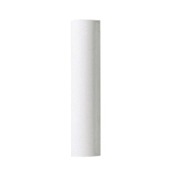 Plastic Drip Candle Cover; White Plastic; 13/16&#34; Inside Diameter; 7/8&#34; Outside Diameter;