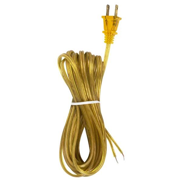 18/2 SPT-2-105C All Cord Sets - Molded Plug - Tinned Tips 3/4&#39; Strip with 2&#39; Slit 50 Ctn.20