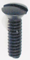 Steel Switchplate Screw; 6/32; Black Finish; 1/2&#34; Length