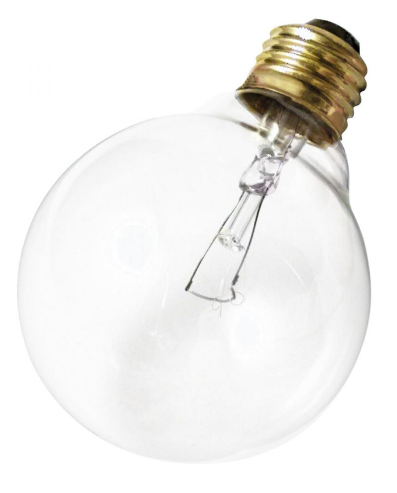 40 Watt G25 Incandescent; Clear; 3000 Average rated hours; 360 Lumens; Medium base; 130 Volt;