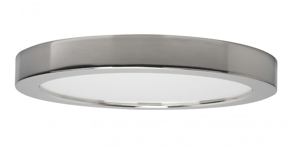 Blink - 18.5W- 9&#34; Surface Mount LED - 3000K- Round Shape - Polished Chrome Finish - 120V