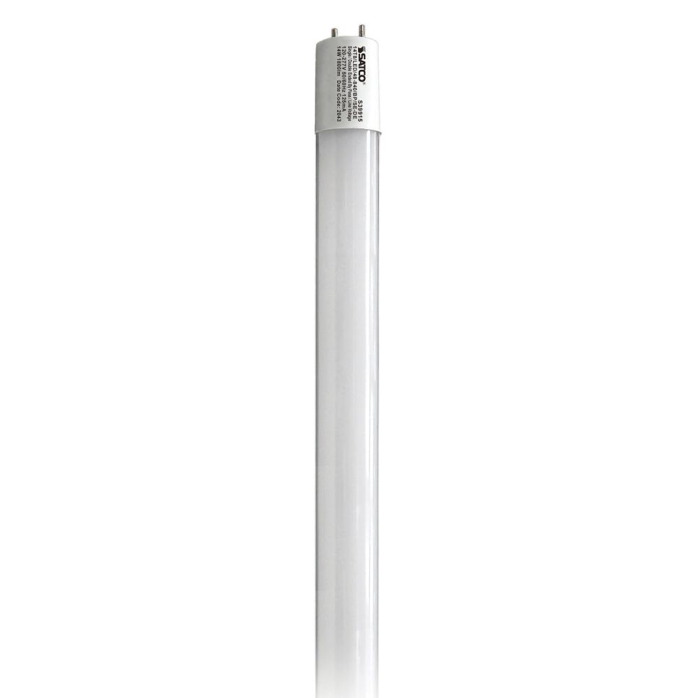 14 Watt T8 LED; 4Ft; 4000K; Medium Bi Pin base; 50000 Average rated hours; 1800 Lumens; Type B;