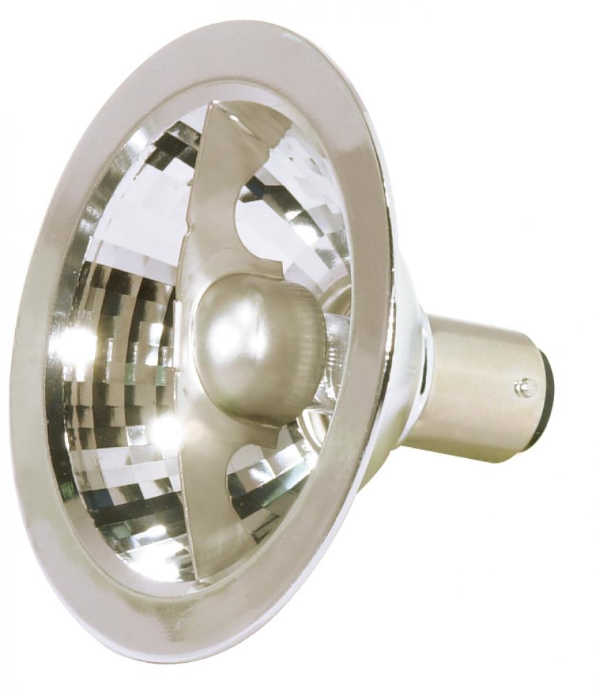 50 Watt; Halogen; AR70; 3000 Average rated hours; DC Bay base; 12 Volt