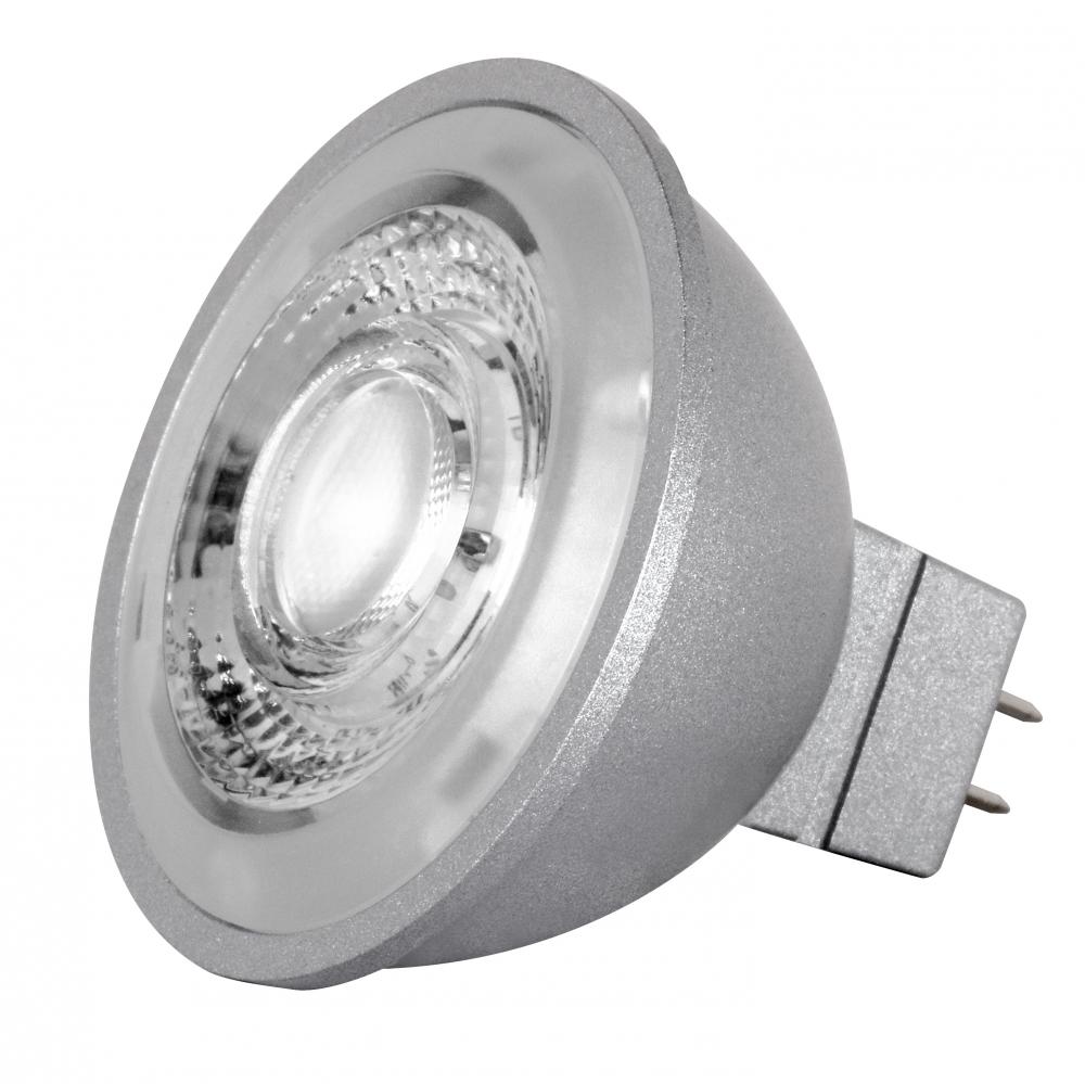 8W; LED MR16; 5000K; 40 deg. beam spread; GU5.3 base; 12 Volt AC/DC