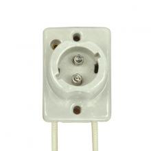 Satco Products Inc. 80/2035 - Keyless Low Pressure Sodium Surface Mount Porcelain Socket With Single-End Bayonet Base; 660W; 1000V