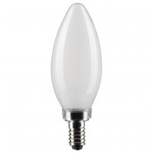 Satco Products Inc. S21269 - 4 Watt B11 LED; Frost; Candelabra base; 90 CRI; 2700K; 120 Volt