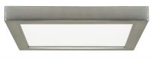 Satco Products Inc. S29341 - Blink - 18.5W- 9" Surface Mount LED - 2700K- Square Shape - Brushed Nickel Finish - 120V