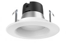 Satco Products Inc. S9729 - 7.5 watt LED Downlight Retrofit; 4'' Baffle; 3000K; GU5.3 socket for MR16 retrofit; 12 volts