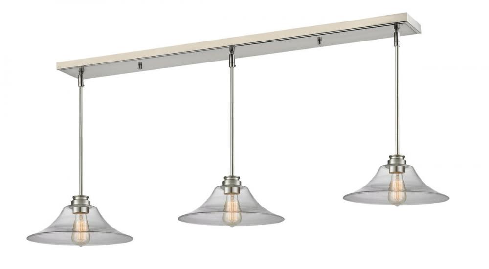 3 Light Linear Chandelier