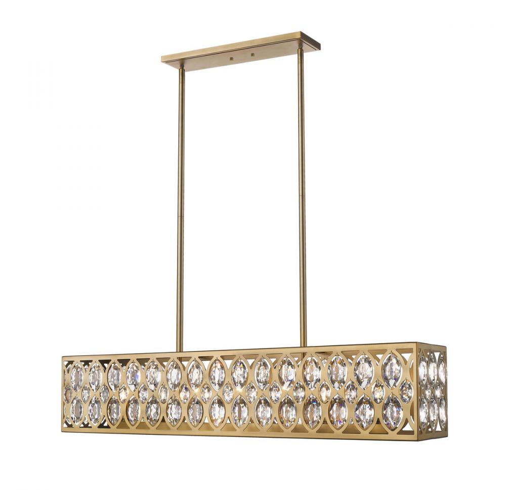 7 Light Linear Chandelier