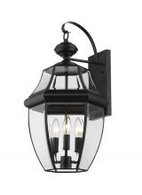 Z-Lite 580B-BK - 3 Light Outdoor Wall Light