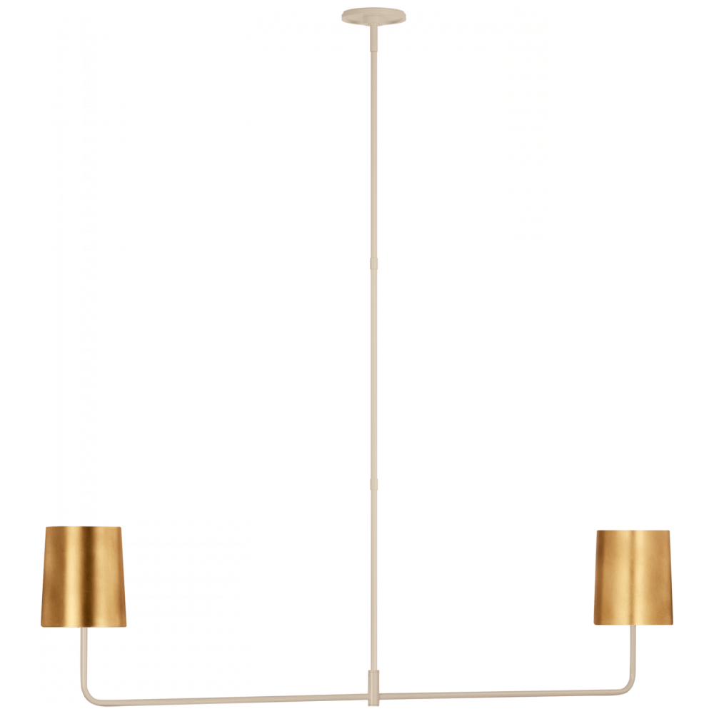 Go Lightly 54&#34; Two Light Linear Chandelier