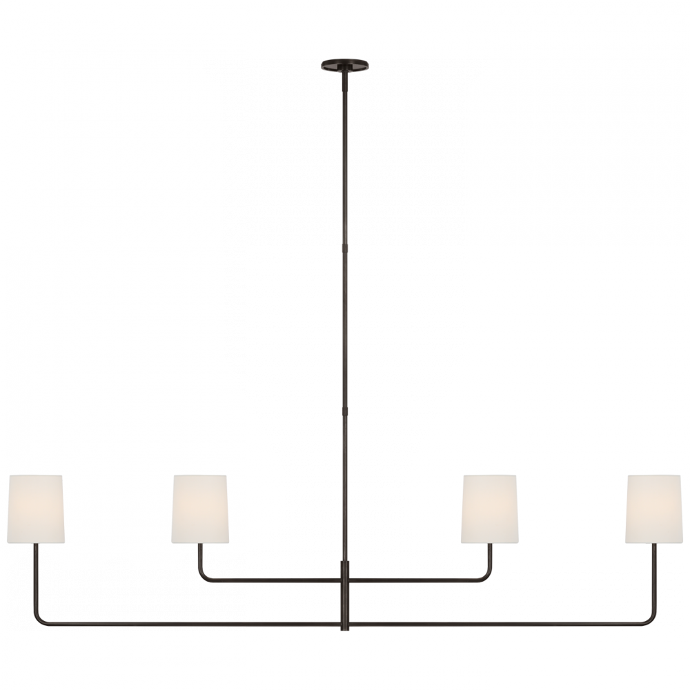 Go Lightly 70&#34; Four Light Linear Chandelier