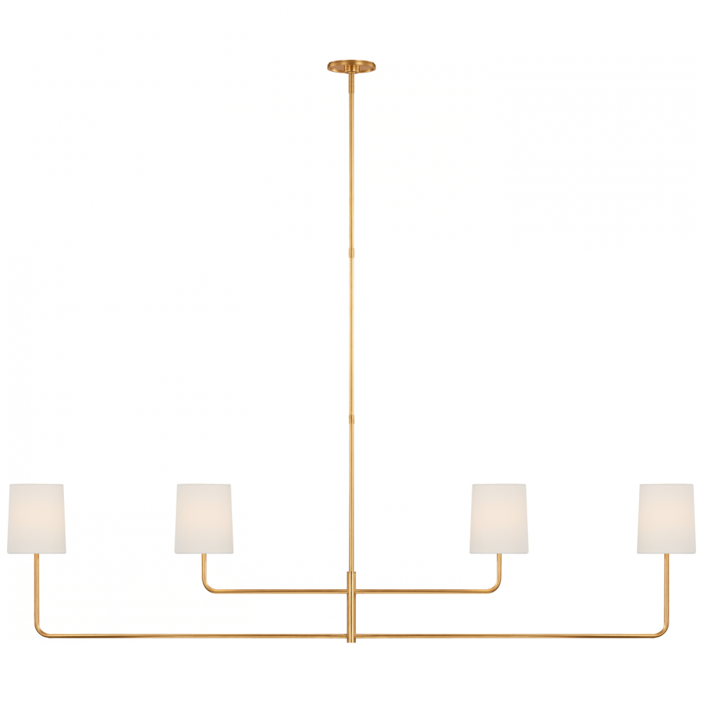 Go Lightly 70&#34; Four Light Linear Chandelier
