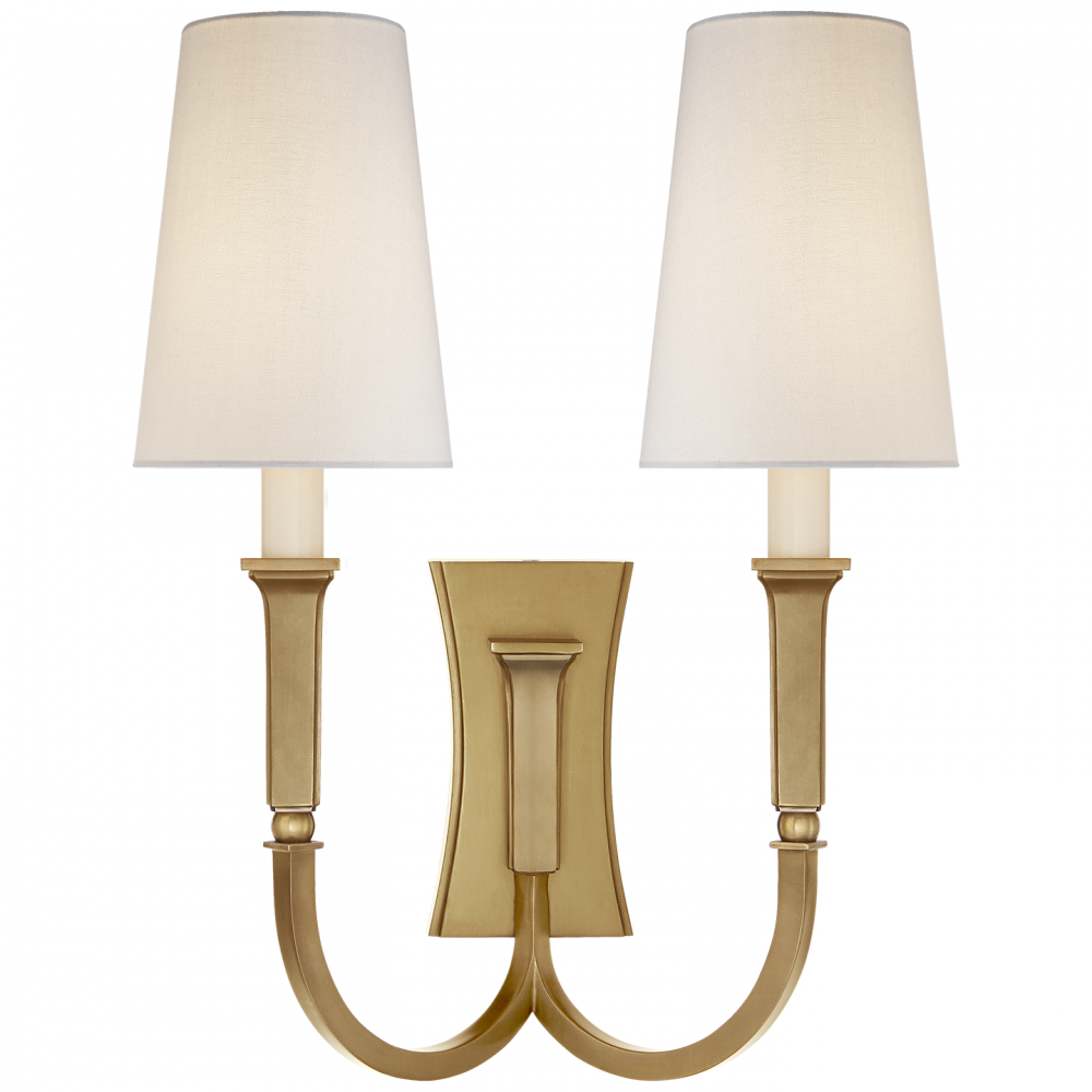 Delphia Large Double Arm Sconce