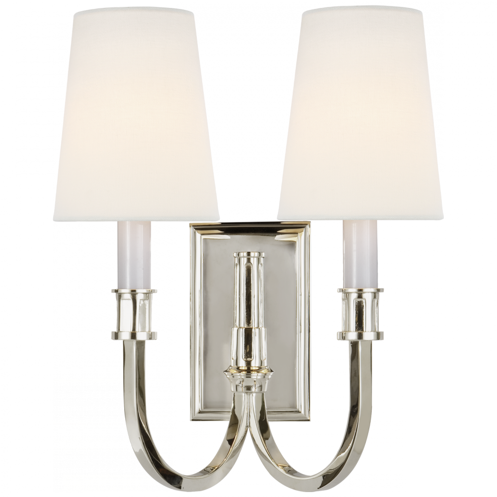 Modern Library Double Sconce