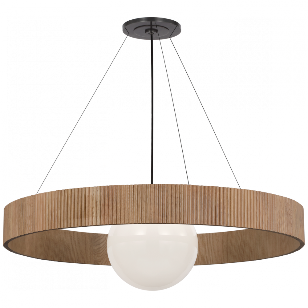 Arena 42&#34; Ring and Globe Chandelier