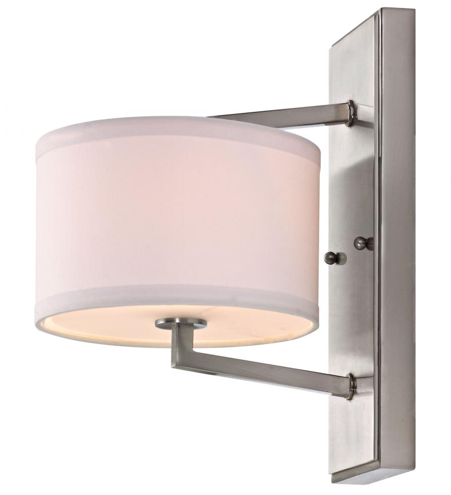 Monaco Wall Sconce Satin Nickel