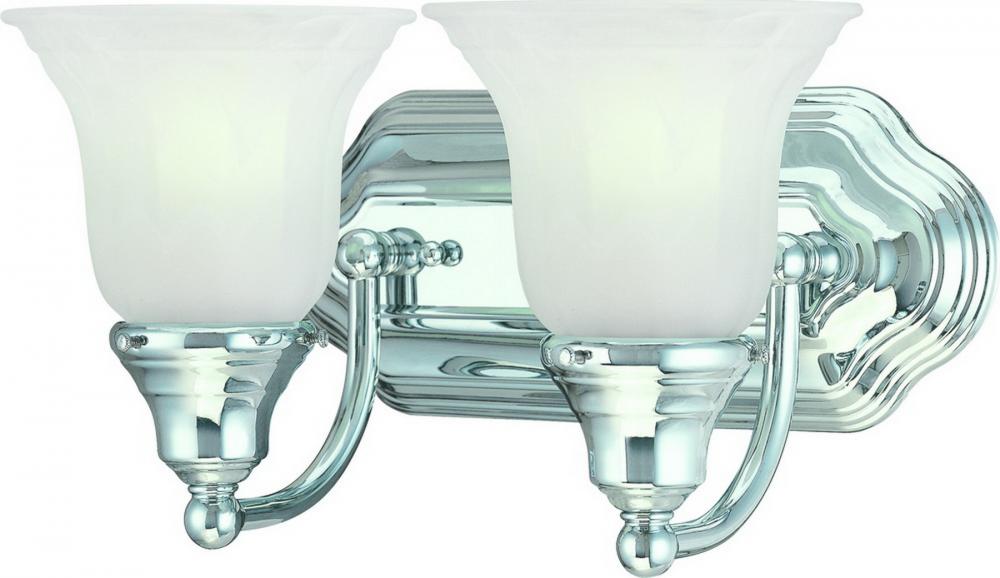 Two Light Chrome Vanity