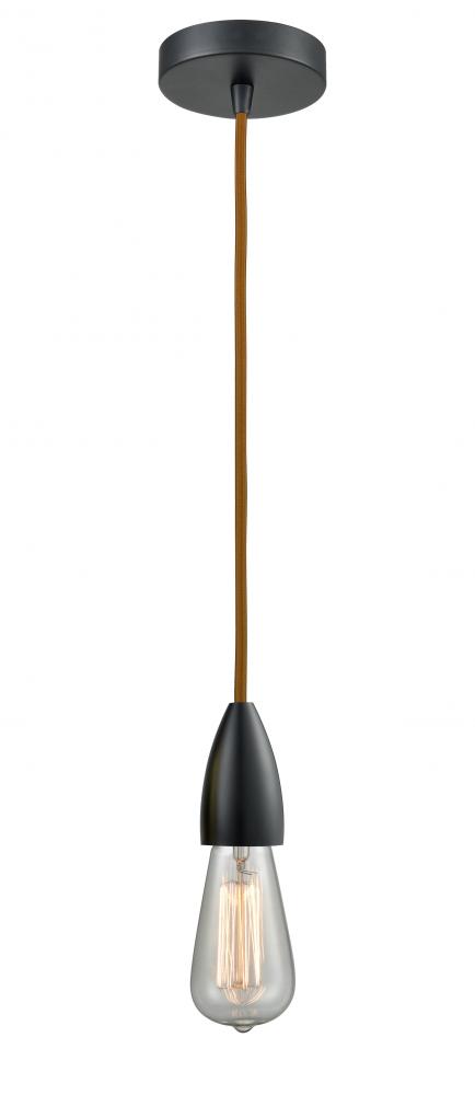 Fairchild - 1 Light - 2 inch - Matte Black - Cord hung - Mini Pendant