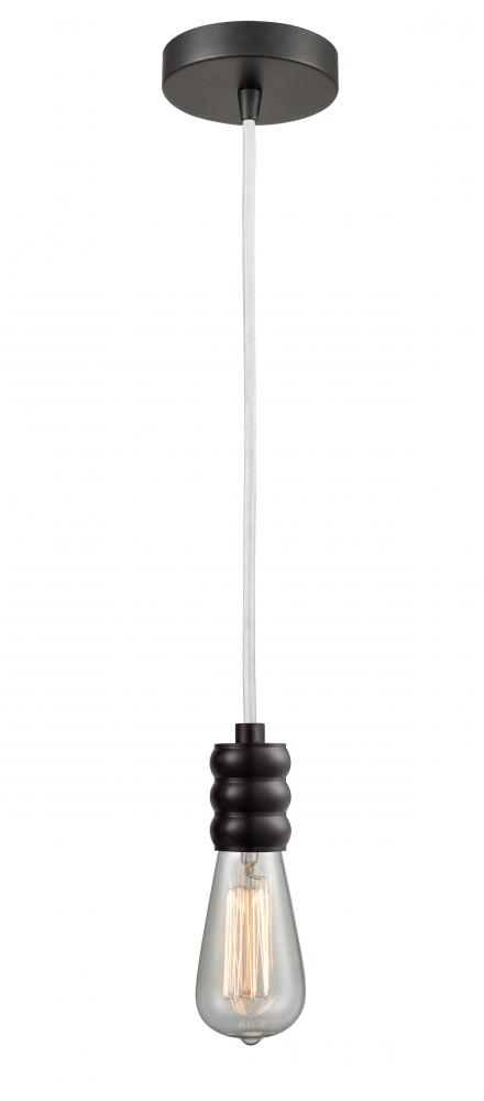 Gatsby - 1 Light - 2 inch - Oil Rubbed Bronze - Cord hung - Mini Pendant