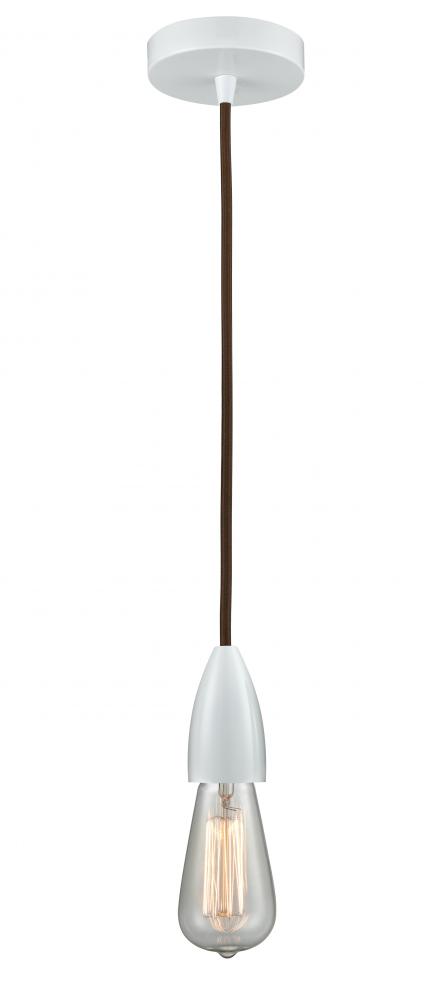 Fairchild - 1 Light - 2 inch - White - Cord hung - Mini Pendant