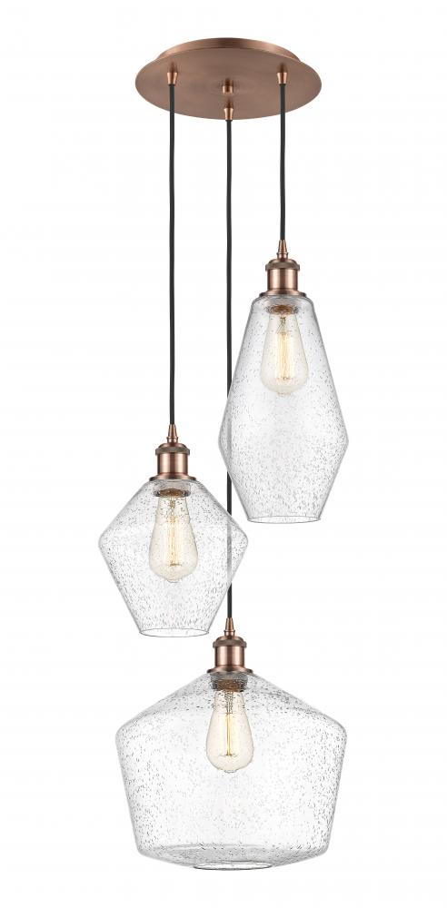 Cindyrella 3 Light 14 inch Multi-Pendant