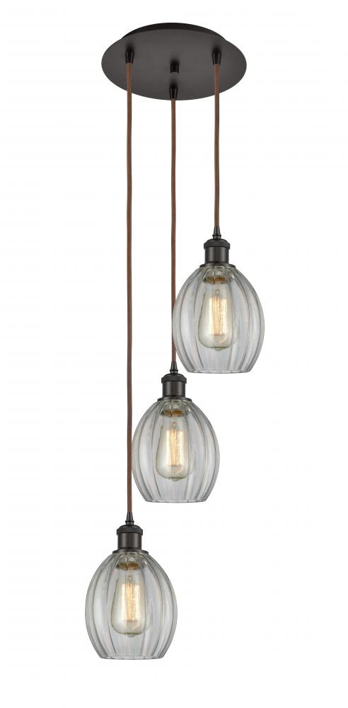 Eaton - 3 Light - 12 inch - Oil Rubbed Bronze - Cord Hung - Multi Pendant