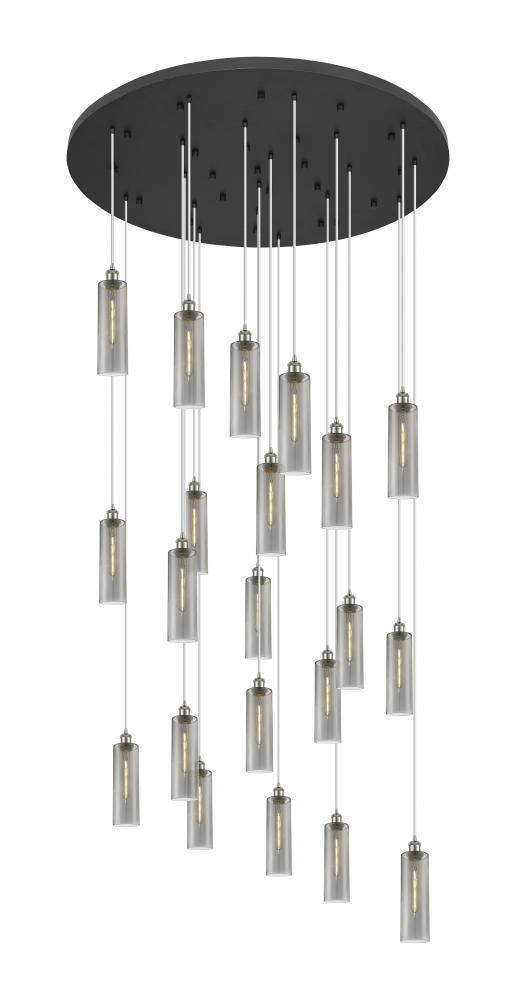 Crown Point - 21 Light - 48 inch - Brushed Satin Nickel - Multi Pendant