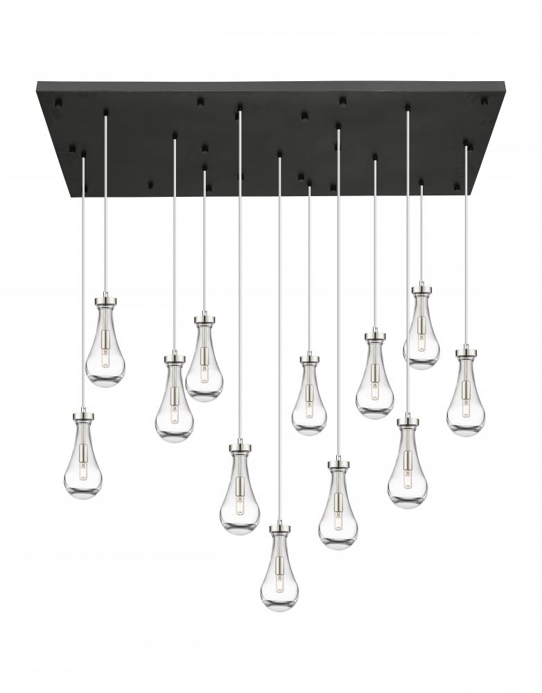 Owego - 13 Light - 54 inch - Polished Nickel - Multi Pendant