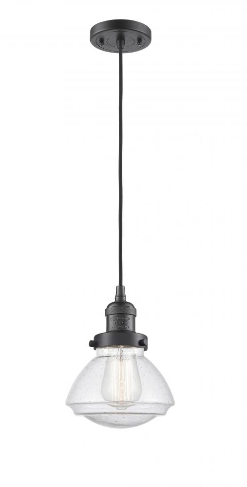 Olean - 1 Light - 7 inch - Oil Rubbed Bronze - Cord hung - Mini Pendant