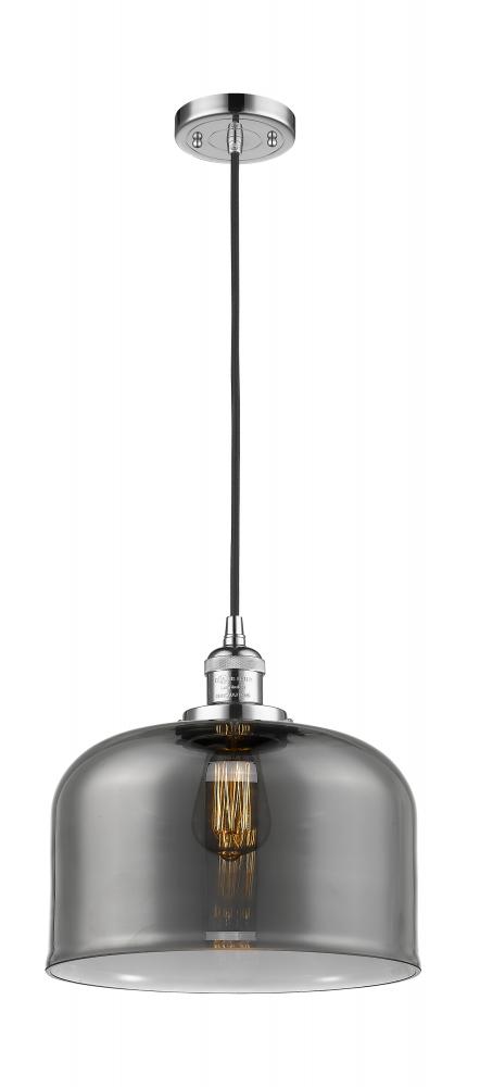 Bell - 1 Light - 12 inch - Polished Chrome - Cord hung - Mini Pendant