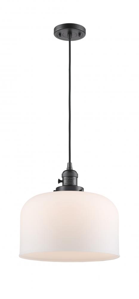 Bell - 1 Light - 12 inch - Oil Rubbed Bronze - Cord hung - Mini Pendant