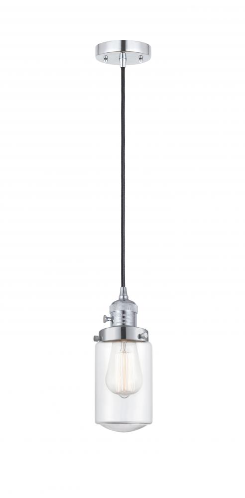 Dover - 1 Light - 5 inch - Polished Chrome - Cord hung - Mini Pendant